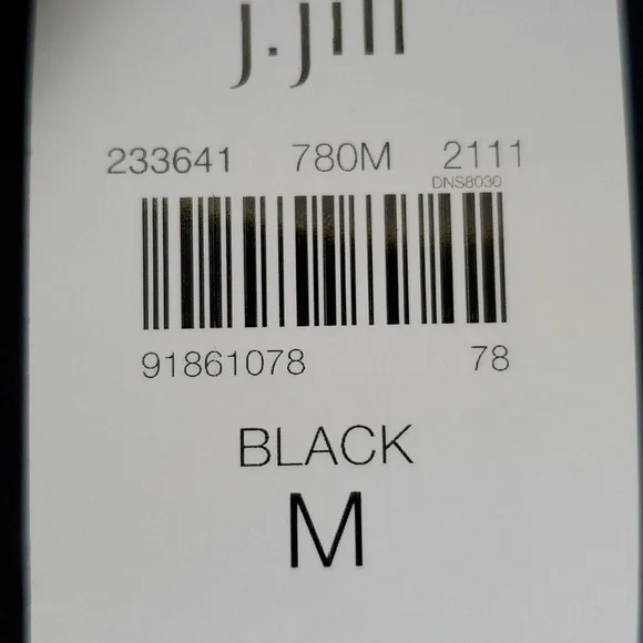 "J. JILL" PONTE SLIM LEG, Pull On PANT SIZE M, COLOR BLACK - Picture 12 of 12